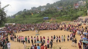 मैझारो सिली प्रदर्शन गर्दै साकेला उभौलीलाई बिदा गरियो  